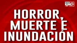 Primera victima fatal del temporal: trabajador cayó a un arroyo