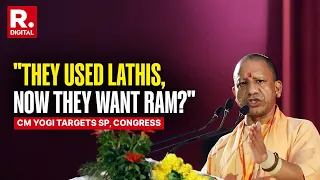 'Those Who Ordered Lathicharge Now Talk of Ram Bhakti': CM Yogi Blasts SP & Congress in Rampur
