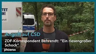 Angriff auf CSD: Schaltgespräch mit Carsten Behrendt (ZDF-Korrespondent) | 26.07.26