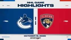 NHL Highlights | Canucks vs. Panthers - October 15, 2026