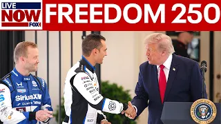 Trump hosts Freedom 250 Grand Prix showcase