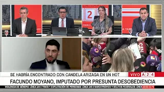 🔴 FACUNDO MOYANO: IMPUTADO POR PRESUNTA DESOBEDIENCIA