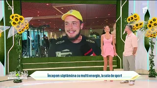 Aris Eram ridică 100 de kilograme la piept. Ce i-a spus Ramonei Olaru