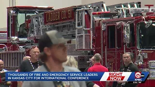 Thousands of firefighters from around the world convene in Kansas City for annual conference