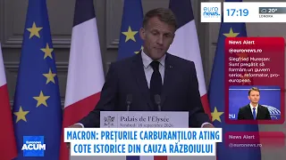 Macron: Prețul carburanților a devenit insuportabil în Franța