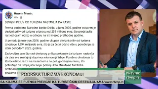 Memić: Nastavlja s rastom devizni priliv od turizma