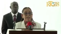 Nouvo Minis Afè Etranjè a Raïna Forbin resevwa salitasyon ofisyèl kò Diplomatik ak konsilè a