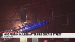 Person injured after fire at Hartford apartment building