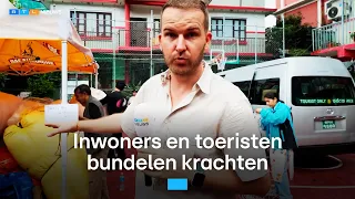 Nepal na de ramp: correspondent ziet inwoners en toeristen samenwerken | RTL Nieuws