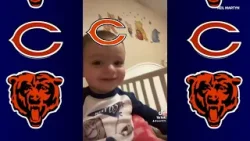 'DA BEARS!' Adorable baby cheers on Chicago Bears