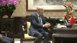 王毅晤約旦副首相　稱約旦對中東地區形勢發展具獨特影響