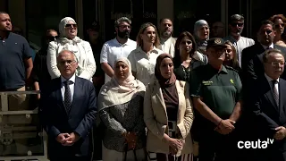 Ceuta guarda un minuto de silencio en memoria de las víctimas del terremoto en Venezuela
