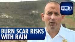 First responders wary of burn scars with rain on the horizon