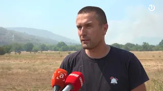 Aktivno nekoliko požara u Bosni i Hercegovini, Teška situacija na području Trebinja i Nevesinja