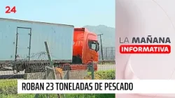 Secuestraron al chofer: sujetos robaron camión con 23 toneladas de pescado en San Fernando