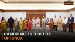 Премьер-министр Моди встретился с попечителями IGNCA. Премьер-министр Моди встретился с попечителями IGNCA.