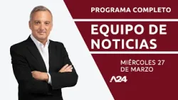 Leonel Chiarella, intendente de Venado Tuerto #EquipoDeNoticias l Programa Completo 27/03/2024
