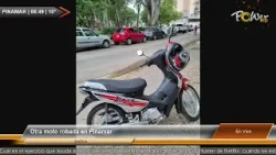 Otra moto robada en Pinamar.
