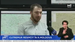 4.8 magnitude earthquake in Romania. The tremor was also felt in the Republic of Moldova