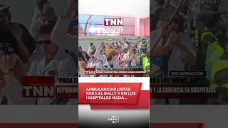 🟩 #Encarnación | "Ambulances for the rally; none for the kids"