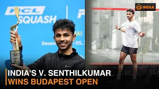 India's V. Senthilkumar wins Budapest Open & More News | DD India Live | 12PM IST