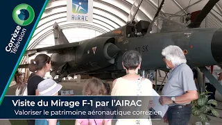 Visite du Mirage F1 par l’AIRAC : Valoriser le patrimoine aéronautique corrézien