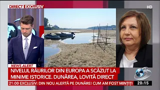 ANM Director announces if rainfall can save Danube levels at Cernavoda