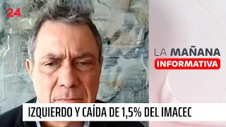 Tomás Izquierdo and the 1.5% drop in the Imacec: "The weather forecast couldn't be predicted"