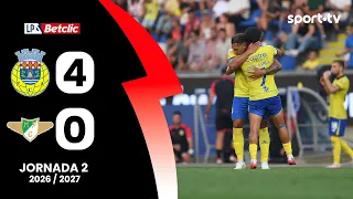 Resumo: Arouca 4-0 Moreirense - Liga Portugal Betclic | sport tv