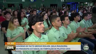 Mato Grosso Government holds inaugural class for state civil pilot training program