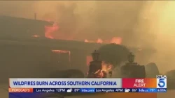 Several wildfires burning in Southern California on Saturday 