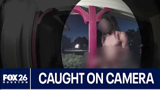 CAUGHT ON CAMERA: Naked DoorDash driver caught on camera delivering food