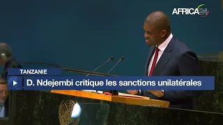Tanzanie - Gouvernance mondiale : Deogratius Ndejembi dénonce les sanctions unilatérales