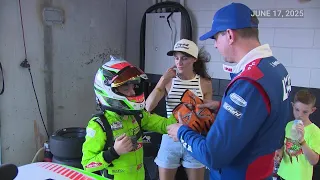 Kyle Busch's widow, Samantha Busch, gives emotional speech