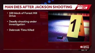Man dies after shooting on Forest Hill Drive, Jackson police investigating