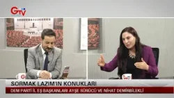Sormak Lazım  Konukları Dem Parti İl Eş Bşkanları Nihat Demirbilekli & Ayşe Sürücü
