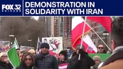 Demonstration in solidarity with protesters in Iran