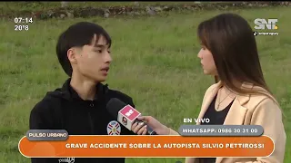 Accident on the Silvio Pettirossi Highway