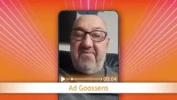 TV Oranje app videoboodschap - Ad Goossens