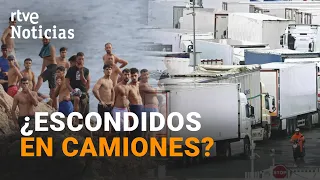 Ceuta Migratory Crisis | Truckers demand more security due to stowaway risk | RTVE