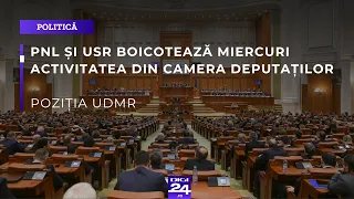 PNL și USR boicotează miercuri activitatea din Camera Deputaților. Poziția UDMR