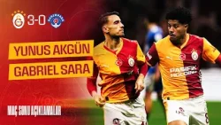 ?️ Yunus Akgün ve Gabriel Sara’nın maç sonu açıklamaları | #GSvKAS ?️ Yunus Akgün ve Gabriel Sara’nın maç sonu açıklamaları | #GSvKAS