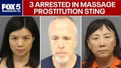 Three arrested in Northern Virginia massage prostitution sting
