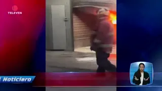 Combaten incendio en Mercado de Quinta Crespo – El Noticiero emisión estelar 25/09/26