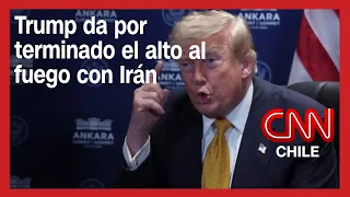 Trump asegura que Irán le pidió continuar con negociaciones después de poner fin al alto al fuego