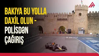 DYP Formula 1-lə bağlı sürücülərə müraciət etdi - Yol Polisindən çağırış | APA TV