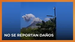 Volcán Concepción registra explosiones con emisión de cenizas en Ometepe