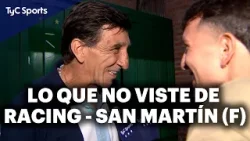 LO QUE NO VISTE DE RACING - SAN MARTÍN (F) EN LA COPA ARGENTINA: CRUCES, CAMBIO DE CAMISETAS Y MÁS
