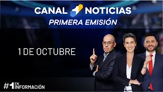 Primera emisión Canal 1 noticias | 1 de octubre