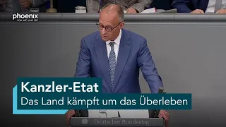 Friedrich Merz zum Haushalt für das Kanzleramt | 09.09.26